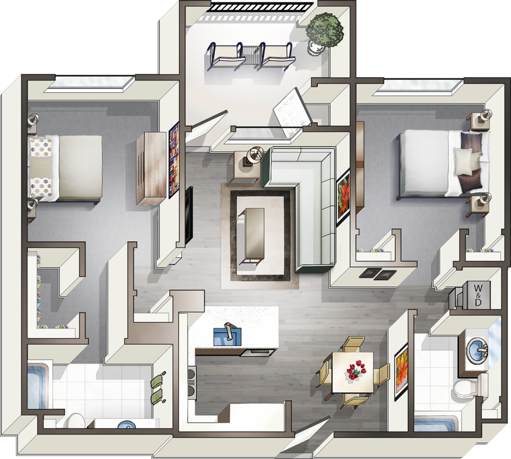 Floor Plan Art | Use floor plan illustrations that sell your properties