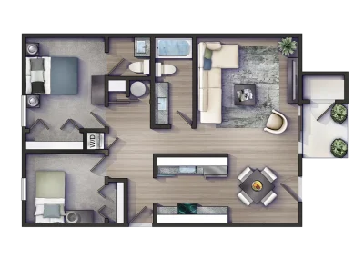 Floor Plan Art - Floor Plan - Sample 12