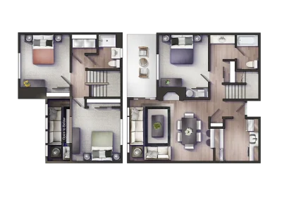 Floor Plan Art - Floor Plan - Sample 17