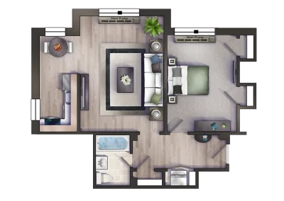 Floor Plan Art - Floor Plan - Sample 22