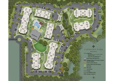 Floor Plan Art - Site Plan - Sample 9